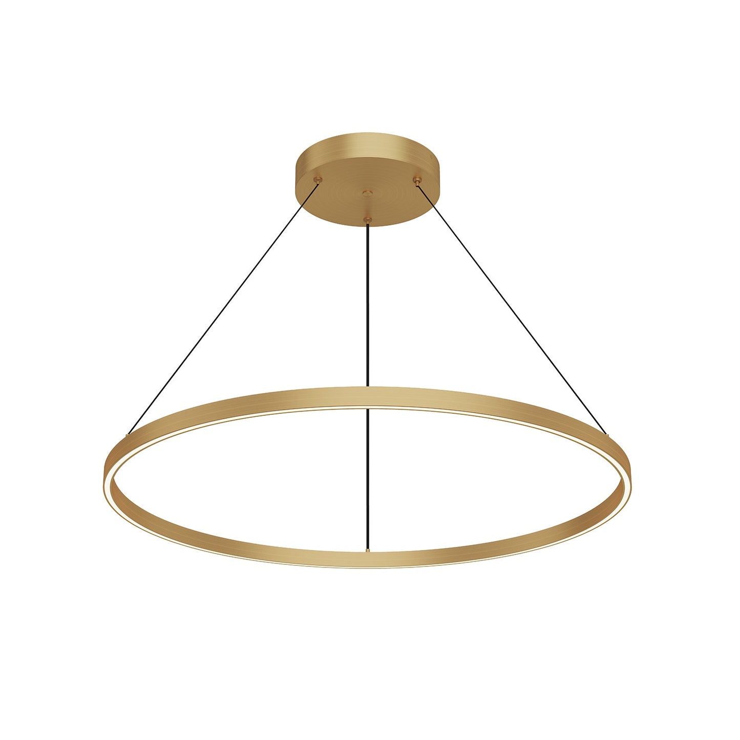 Kuzco Cerchio brushed gold pendant PD87736-BG