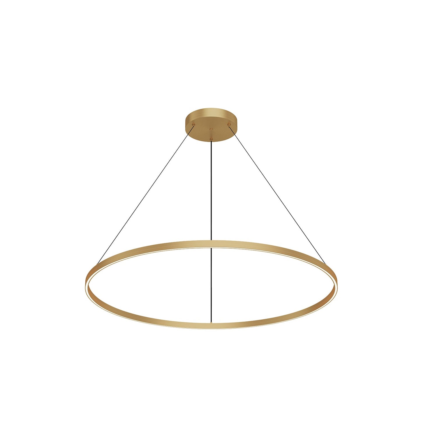 Kuzco Cerchio brushed gold pendant PD87748-BG