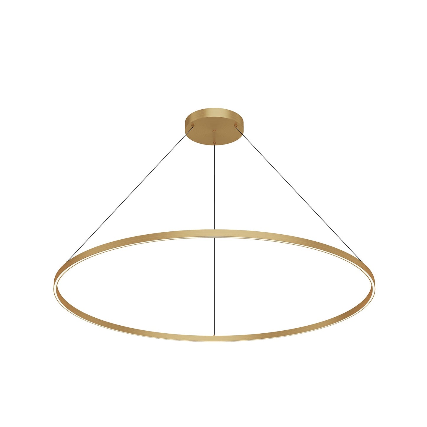 Kuzco Cerchio brushed gold pendant PD87760-BG
