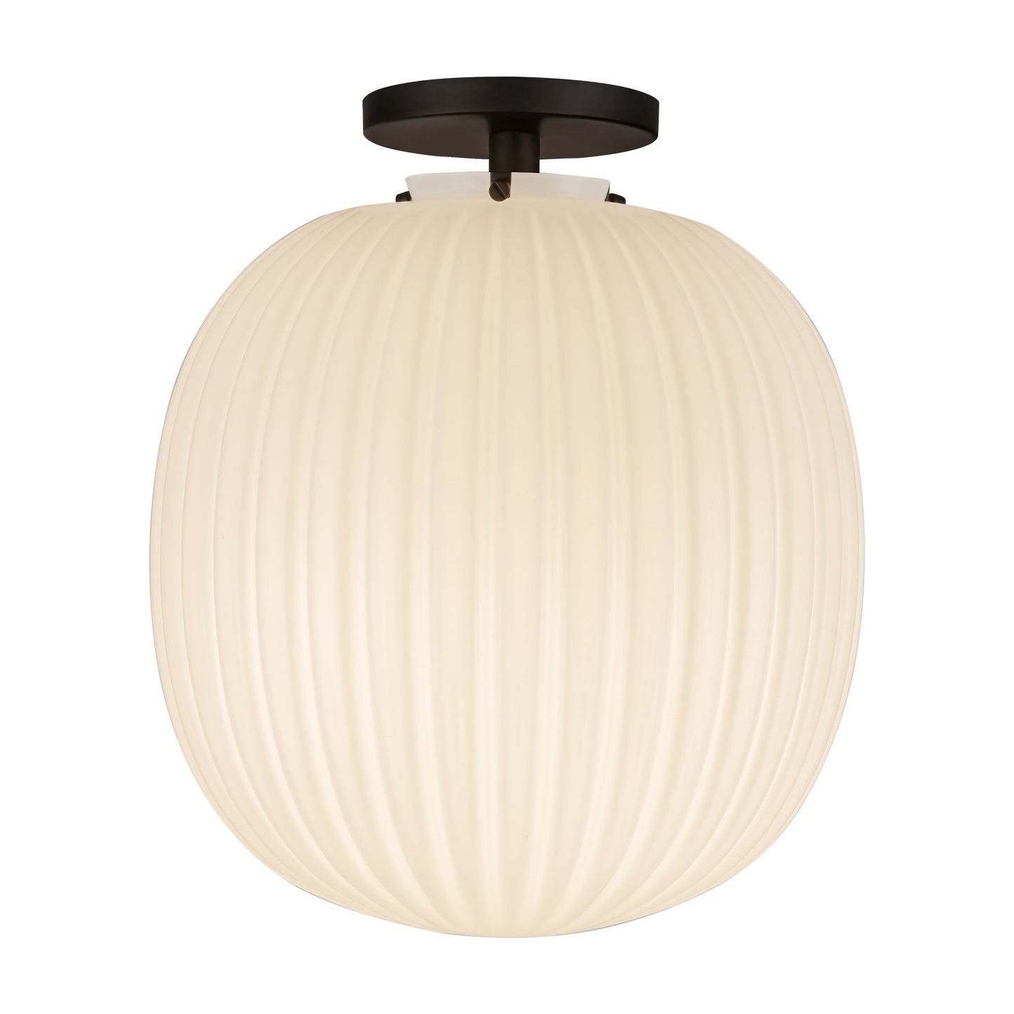 Alora Mood Cherise matte black semi-flush mount SF579112MBGR