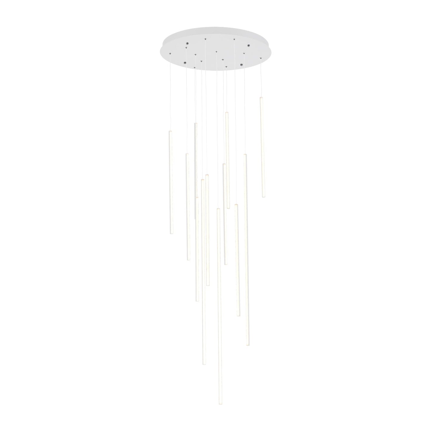 Kuzco Chute white multi-pendant MP14924-WH