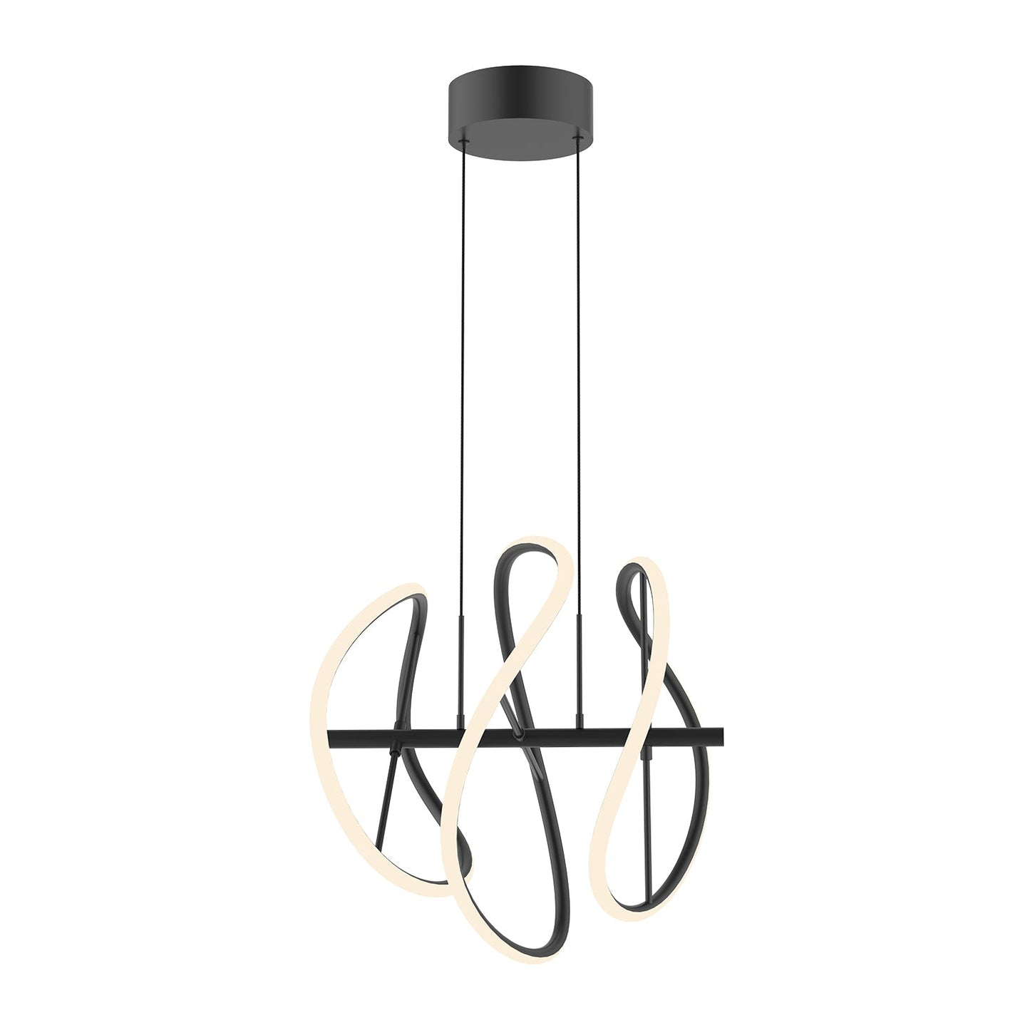 Kuzco Collide black pendant PD96416-BK