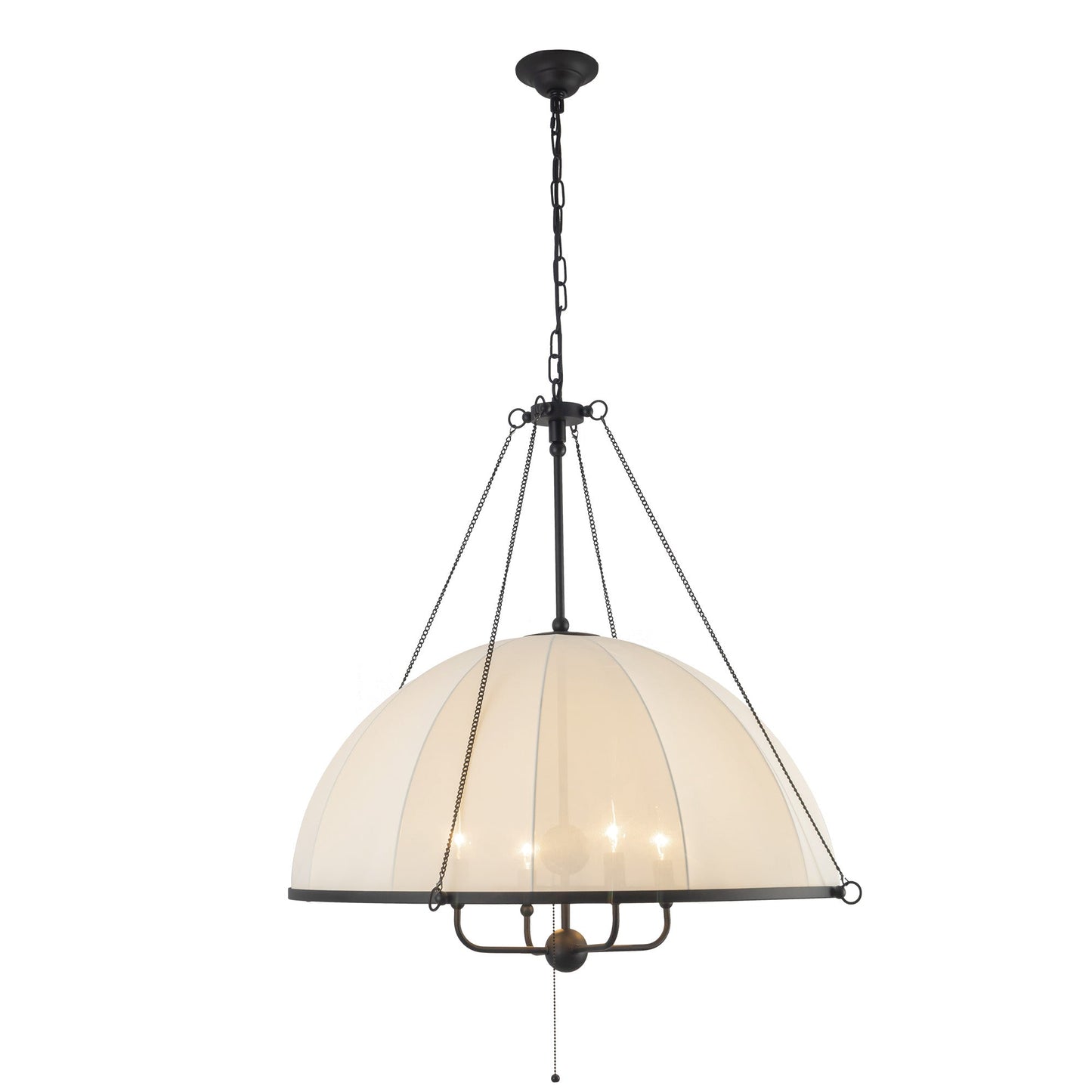 Alora Mood Crosby matte black chandelier CH661433MB