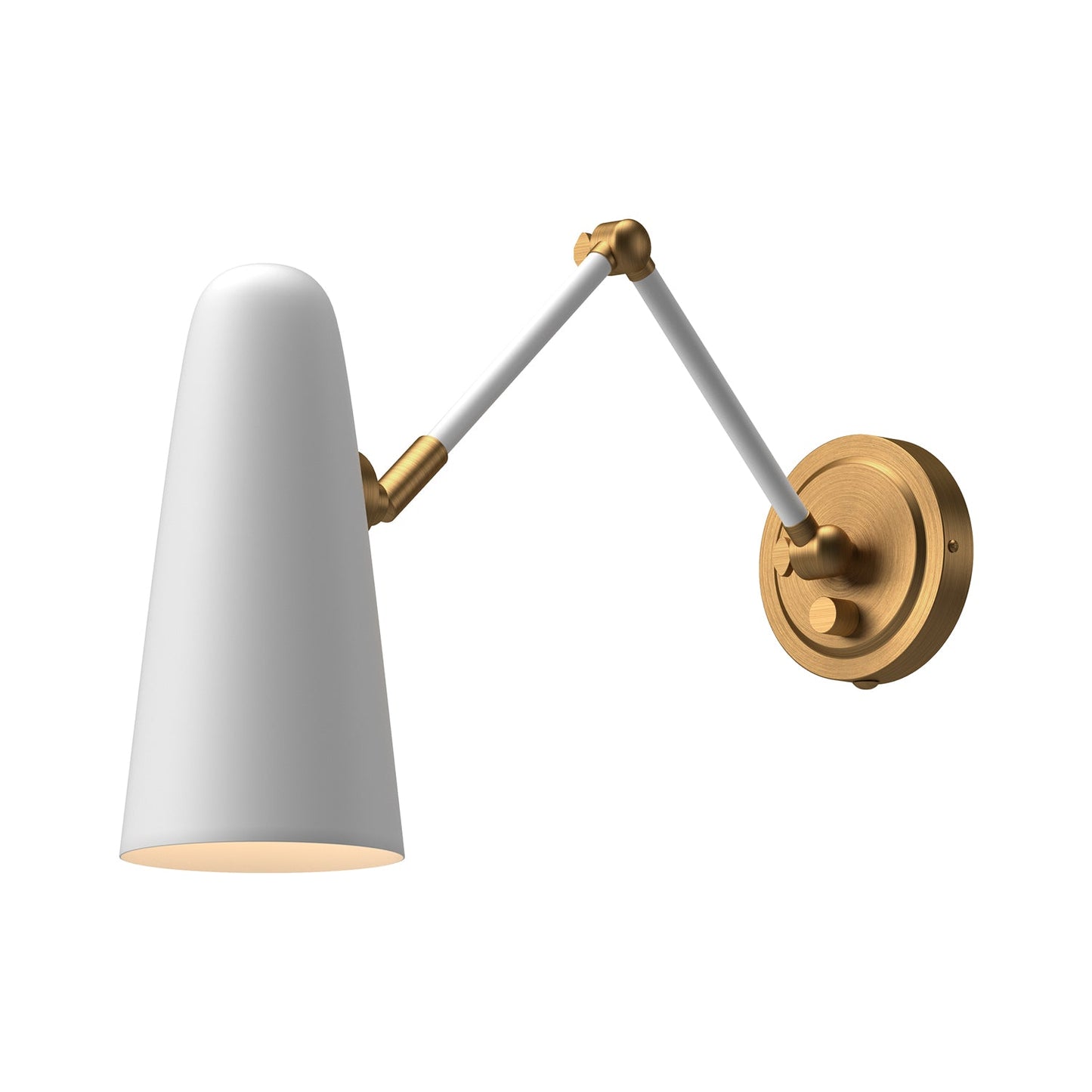 Alora Mood Daniel aged gold vanity light WV578925WHAG