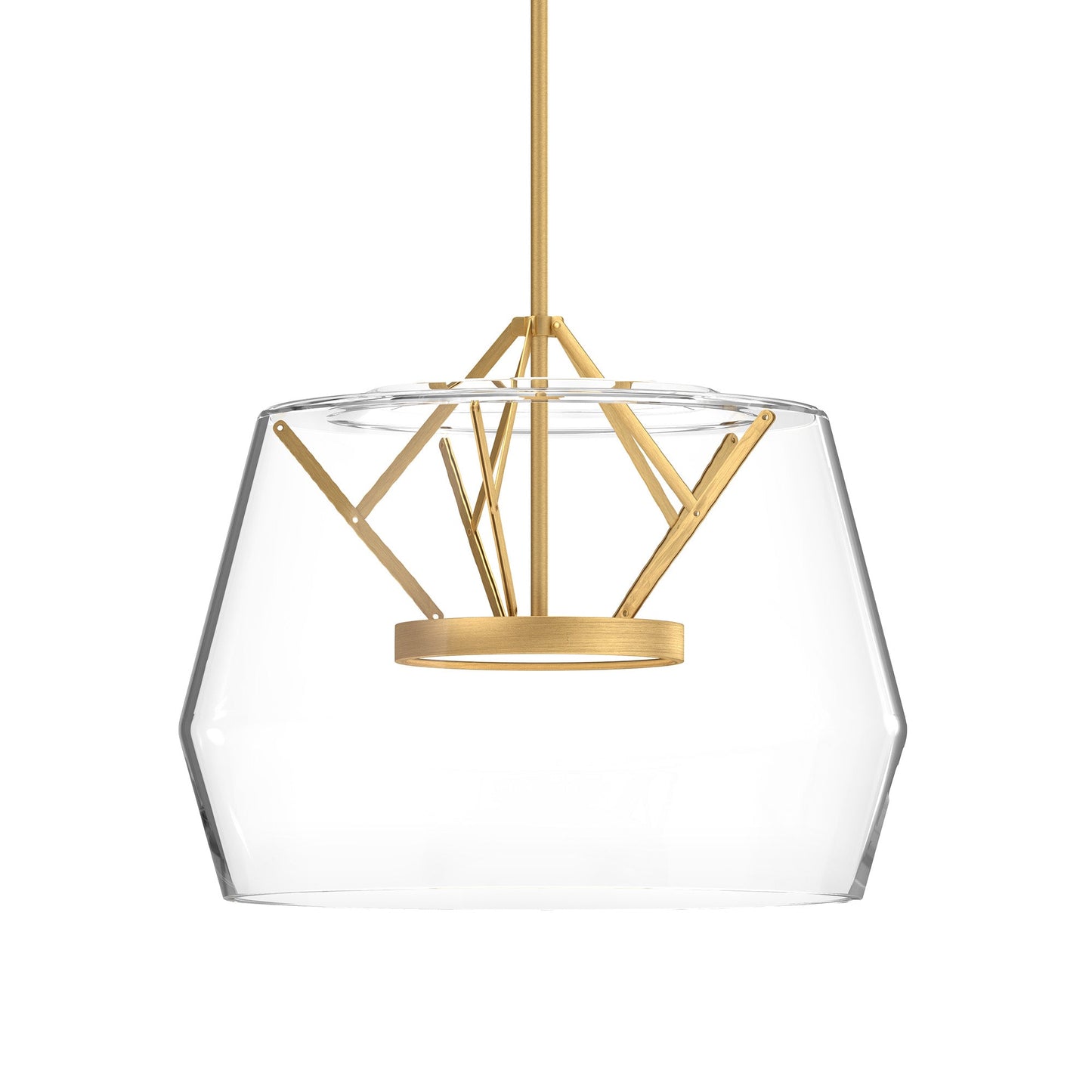 Kuzco Deco clear pendant PD61418-CL/BG