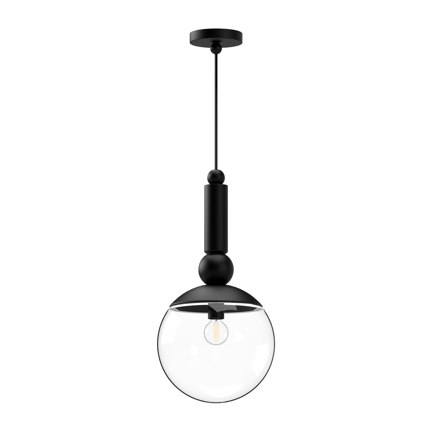 Alora Mood Delilah clear glass pendant PD560510MBCL