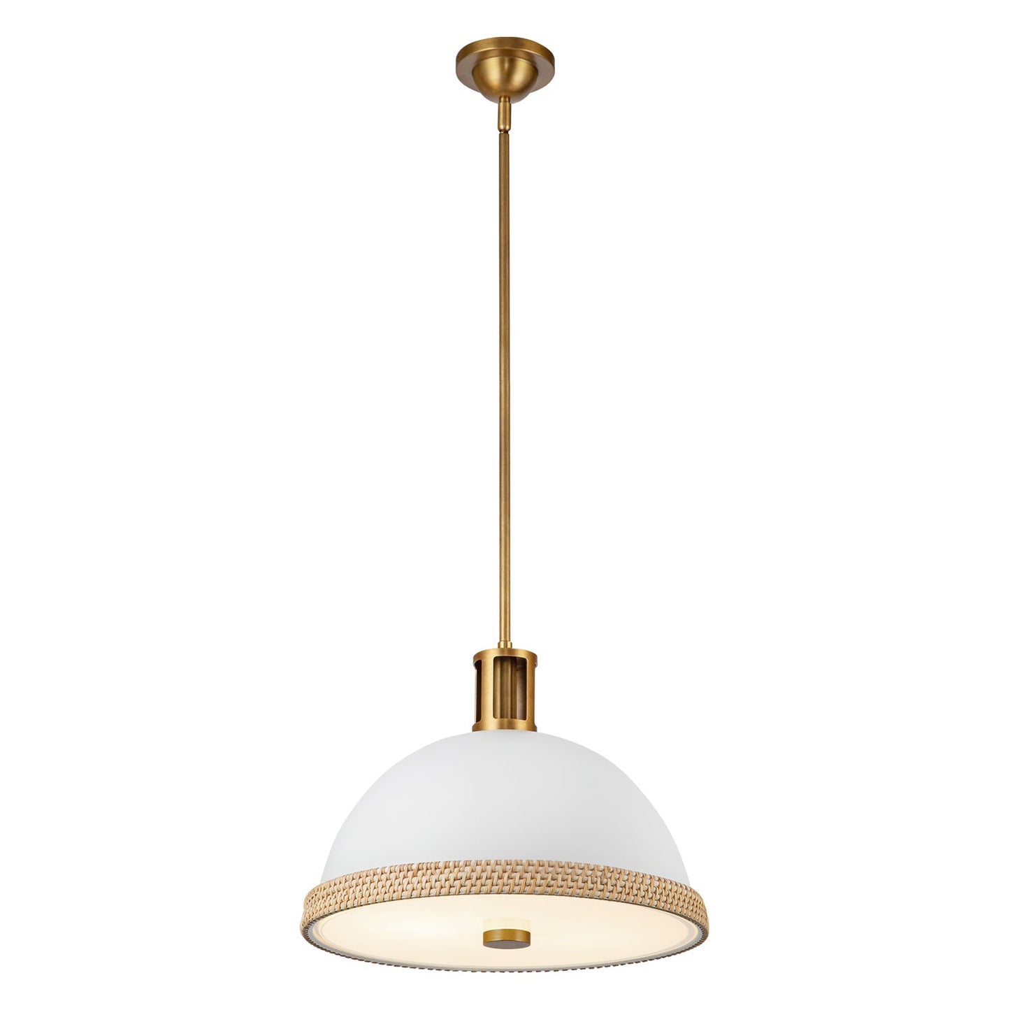 Alora Doral matte white pendant PD331016MWVB