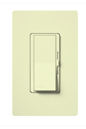 Lutron Diva dimmer switch in Almond