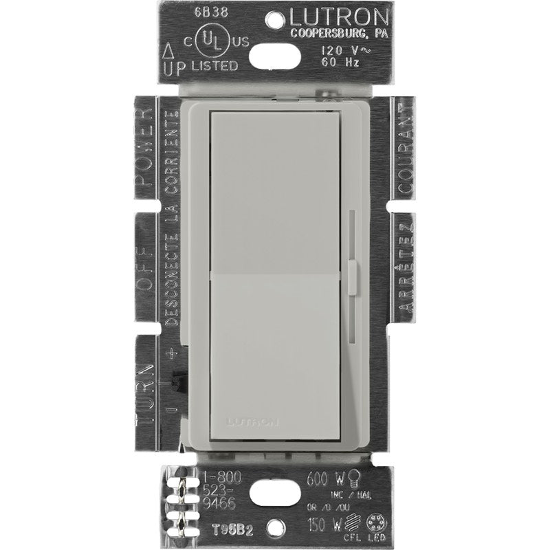 Lutron Diva dimmer switch in Pebble