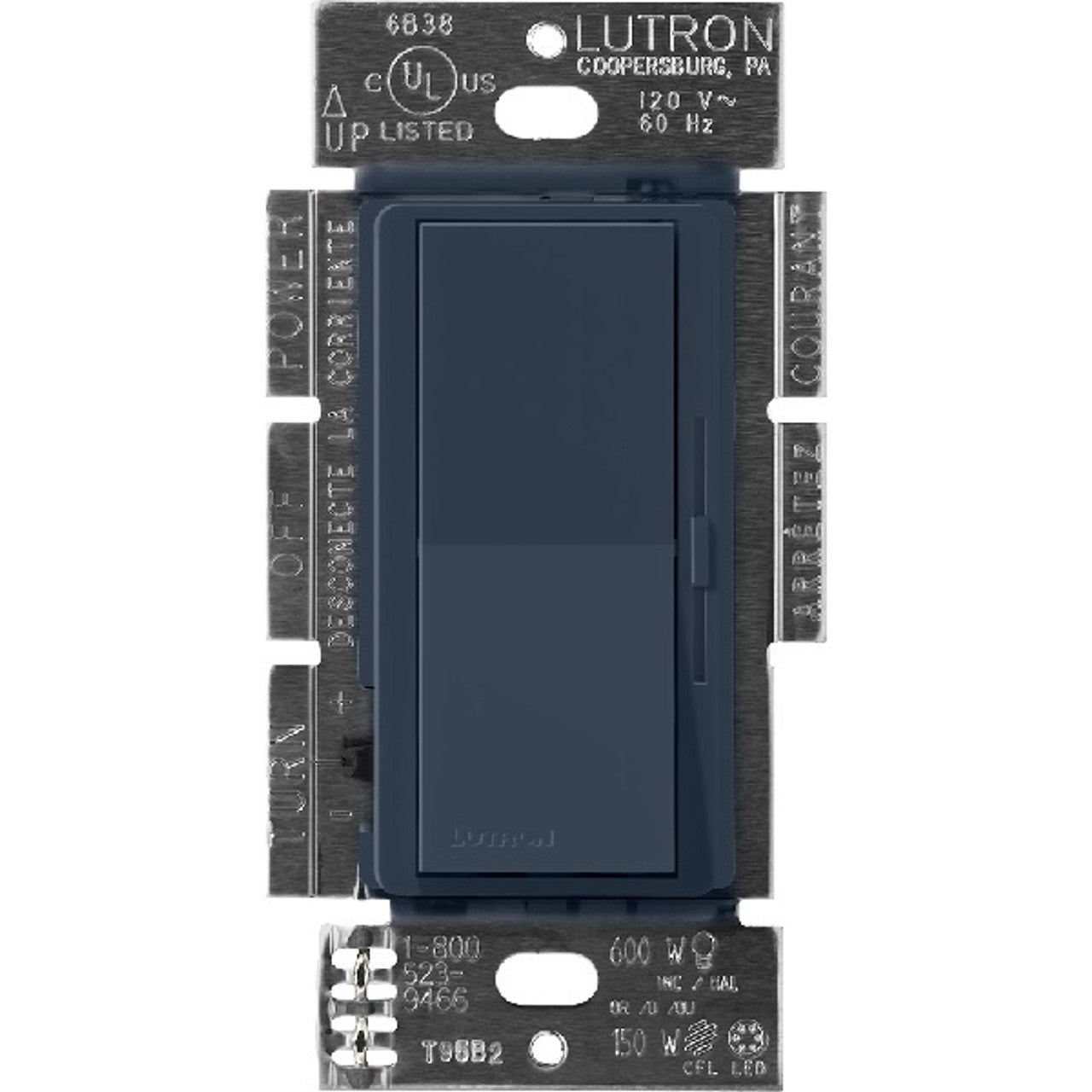 Lutron Diva dimmer switch in Deep Sea