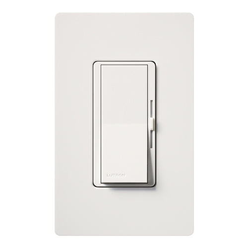 Lutron Diva dimmer switch in Snow White