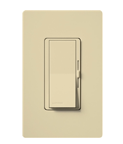 Lutron Diva LED+ dimmer switch in Ivory