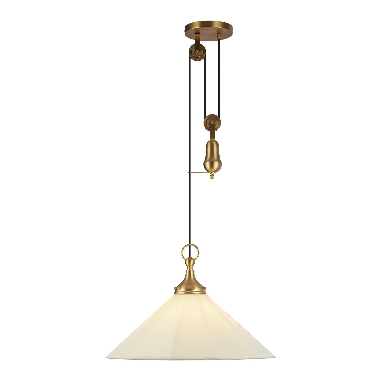 Alora Mood Ellen brushed gold pendant PD447120BGWL