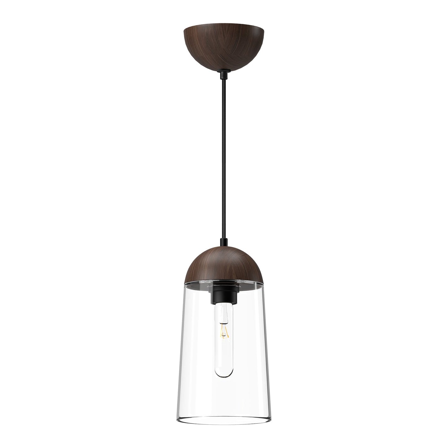 Alora Mood Emil matte black pendant PD542207MBWT