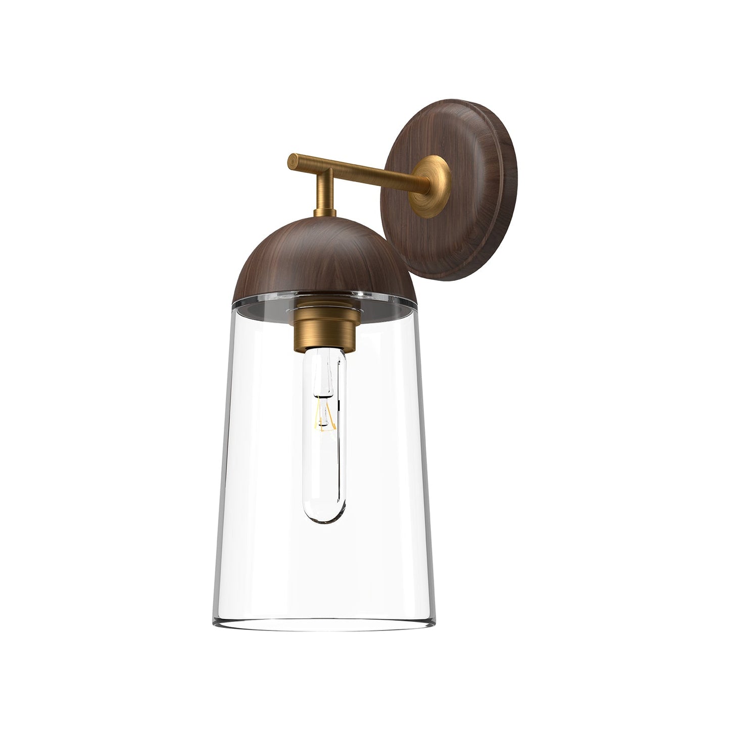 Alora Mood Emil aged gold vanity light WV542007AGWT