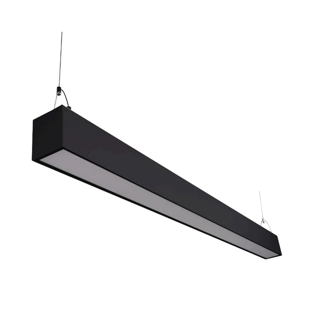 Euri Lighting 4 ft. 50W LED Linear Strip Light 3000K–5000K (EUD4-50W103sw-B)