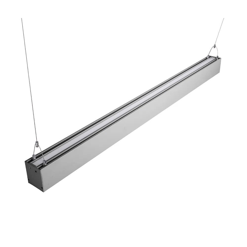 Euri Lighting 4 ft. 50W LED Linear Strip Light 3000K–5000K (EUD4-50W103sw-S-EM)