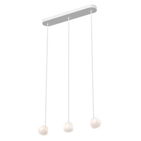 Kuzco Europa white multi-pendant MP47613-WH