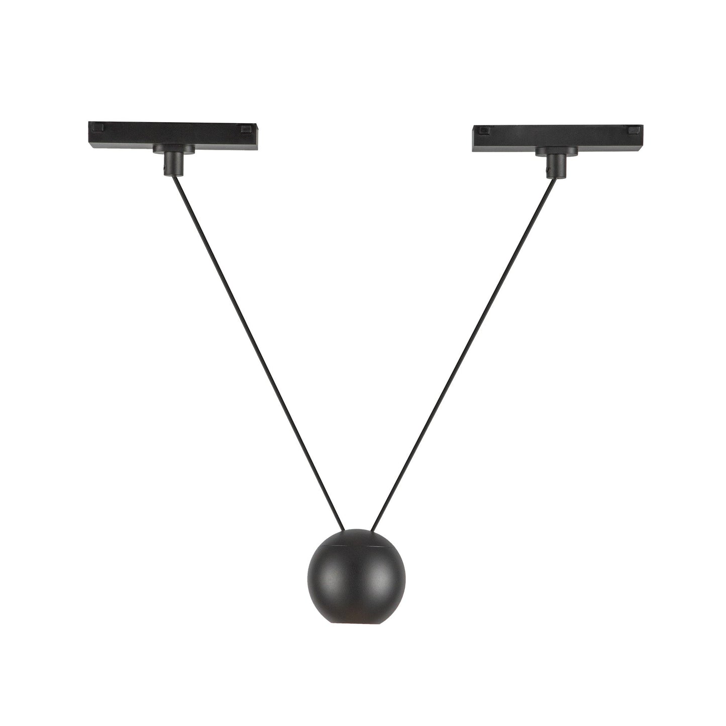 Kuzco Faria Double black trilo track pendant TRP27203-BK