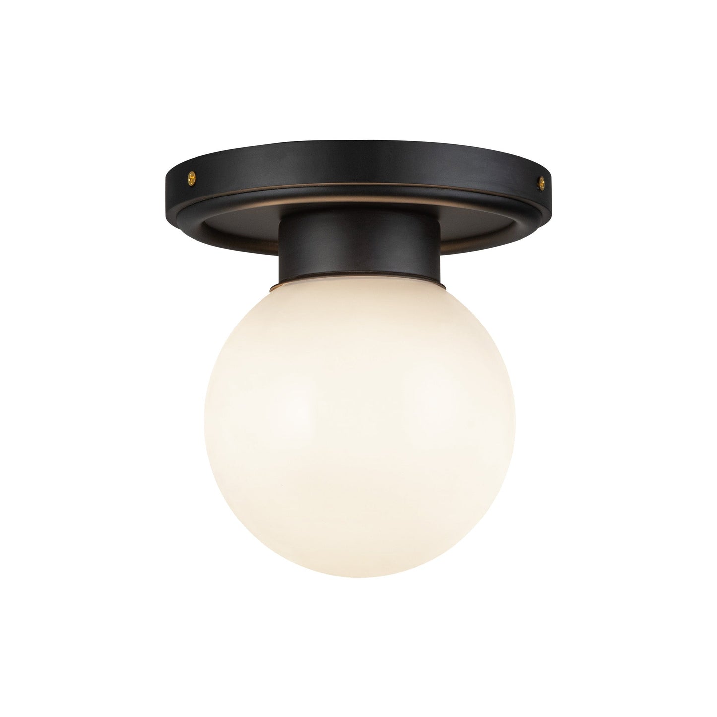 Alora Mood Fiore matte black semi-flush mount SF407306MBGO