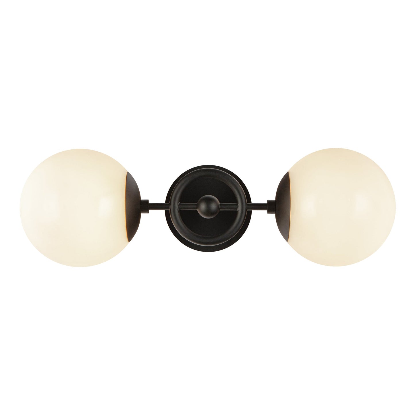 Alora Mood Fiore matte black vanity light WV407618MBGO