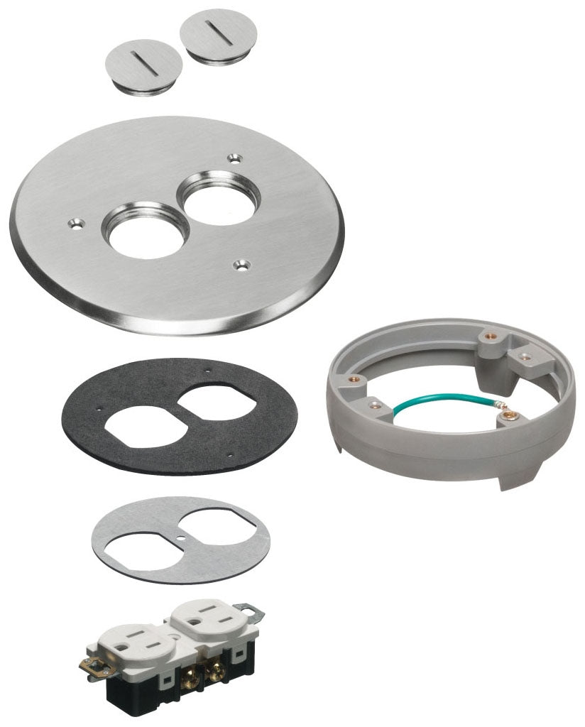 Arlington Industries FLB6220NLLR 6 in nickel cover