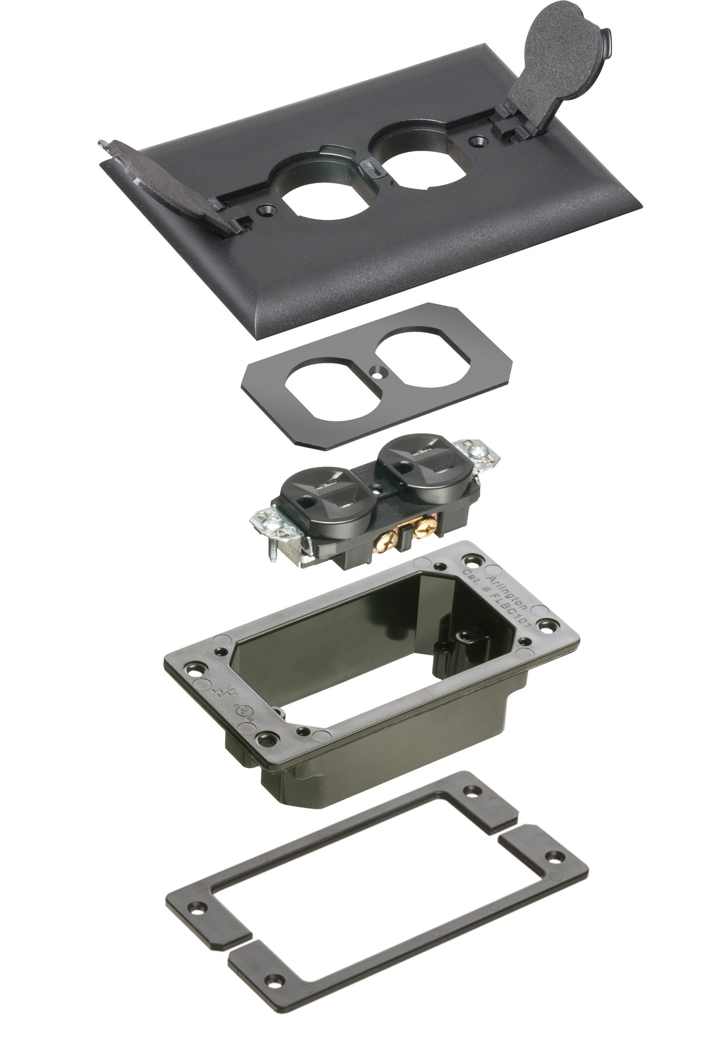 Arlington Industries FLBCF101BLTK non-metallic electrical fitting