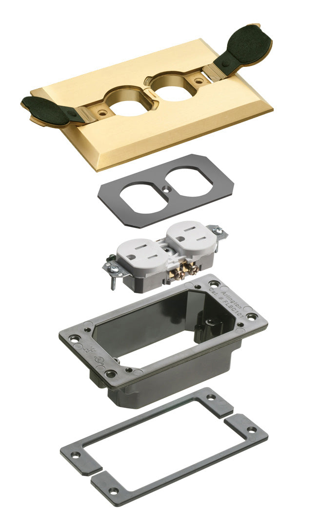 Arlington Industries FLBCF101MBTK brass electrical fitting