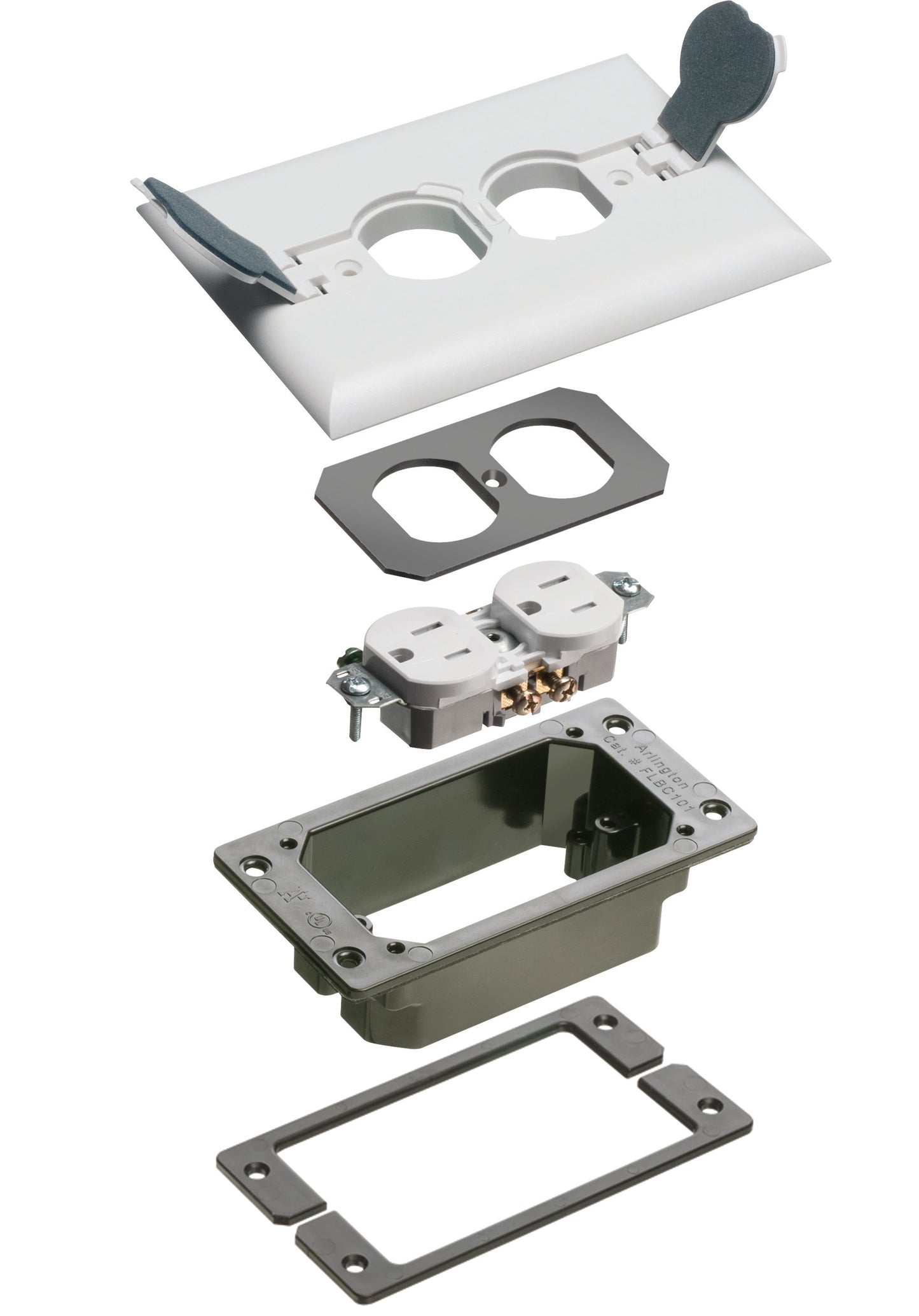 Arlington Industries FLBCF101WTK non-metallic electrical fitting