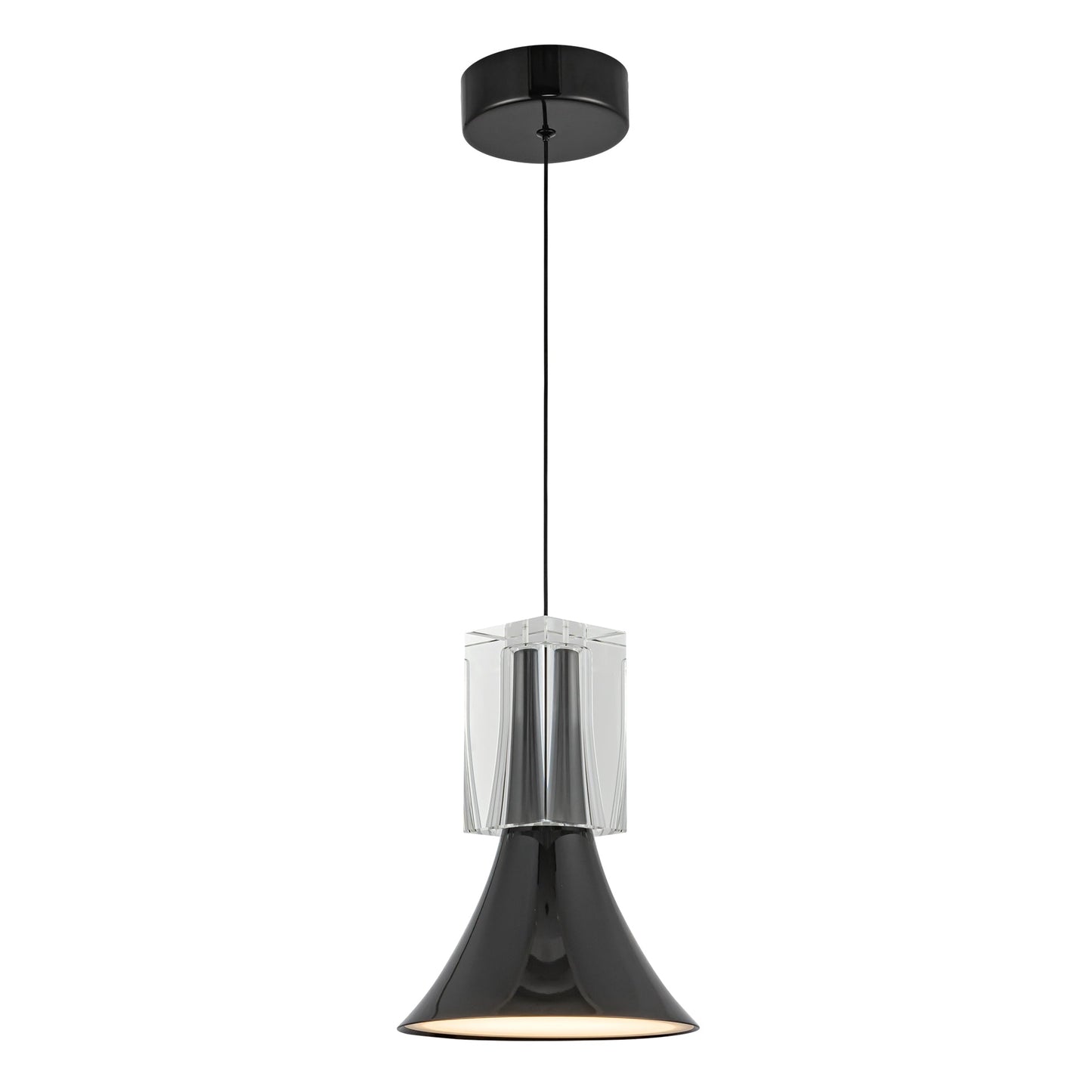 Kuzco Floe glossy black pendant PD94108-GBK/CC-UNV