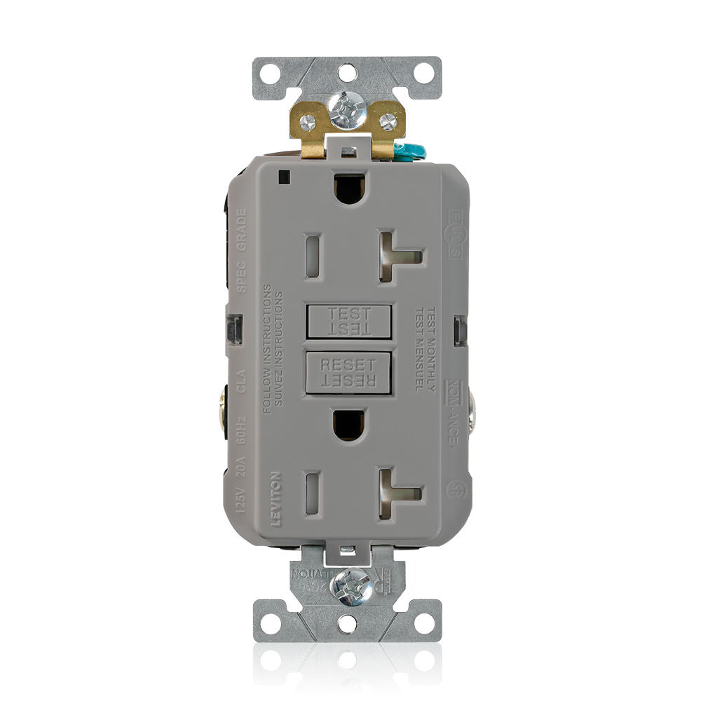 Leviton G5362-TGY GFCI Receptacle