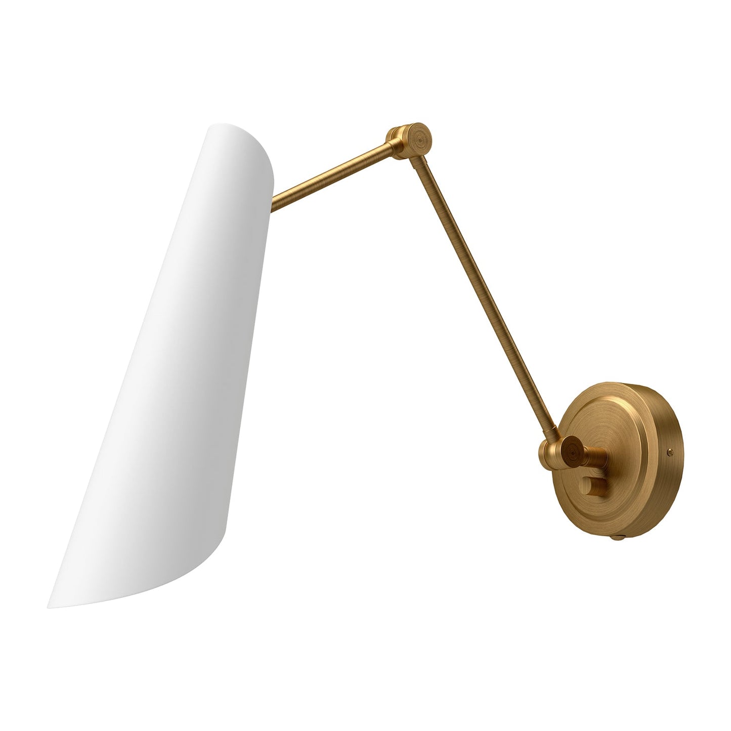 Alora Mood Gabriel aged gold vanity light WV572325WHAG