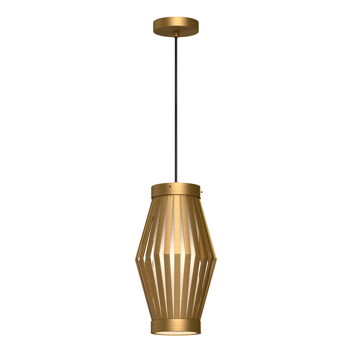 Alora Mood Hana aged gold pendant PD434509AGOP