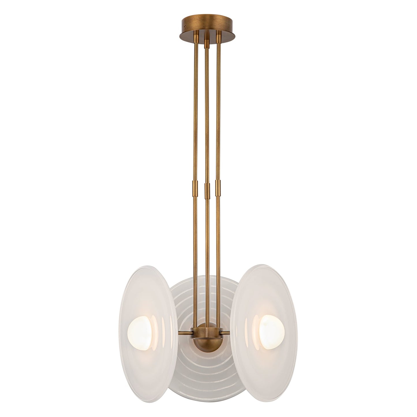 Alora Harbour vintage brass pendant PD350318VBGO