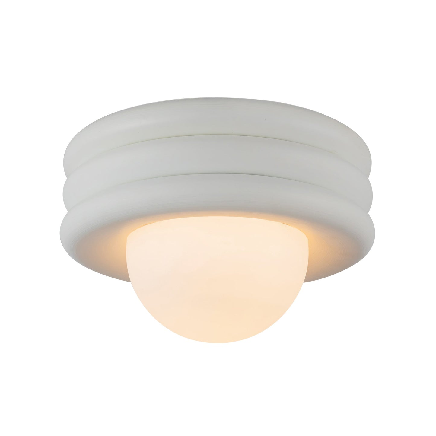 Alora Mood Harvey antique white semi-flush mount SF426012AW
