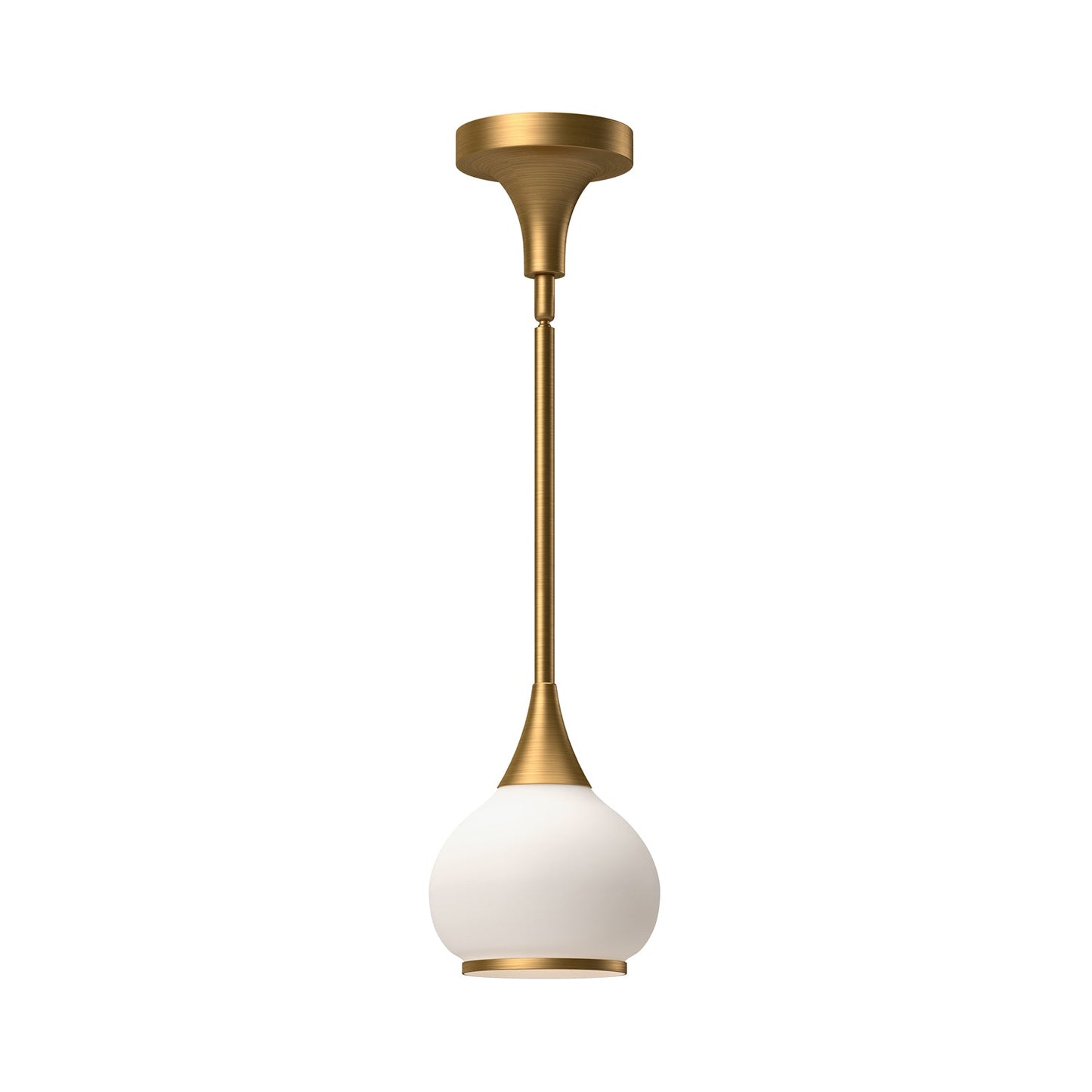 Alora Mood Hazel aged gold pendant PD524006AGOP