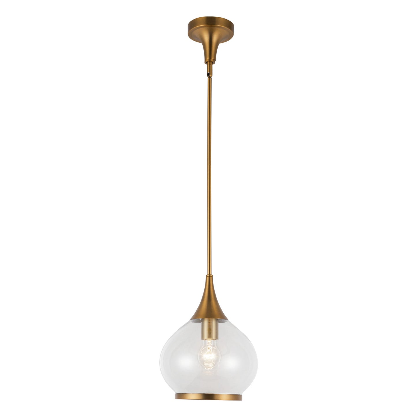 Alora Mood Hazel aged gold pendant PD524110AGCL