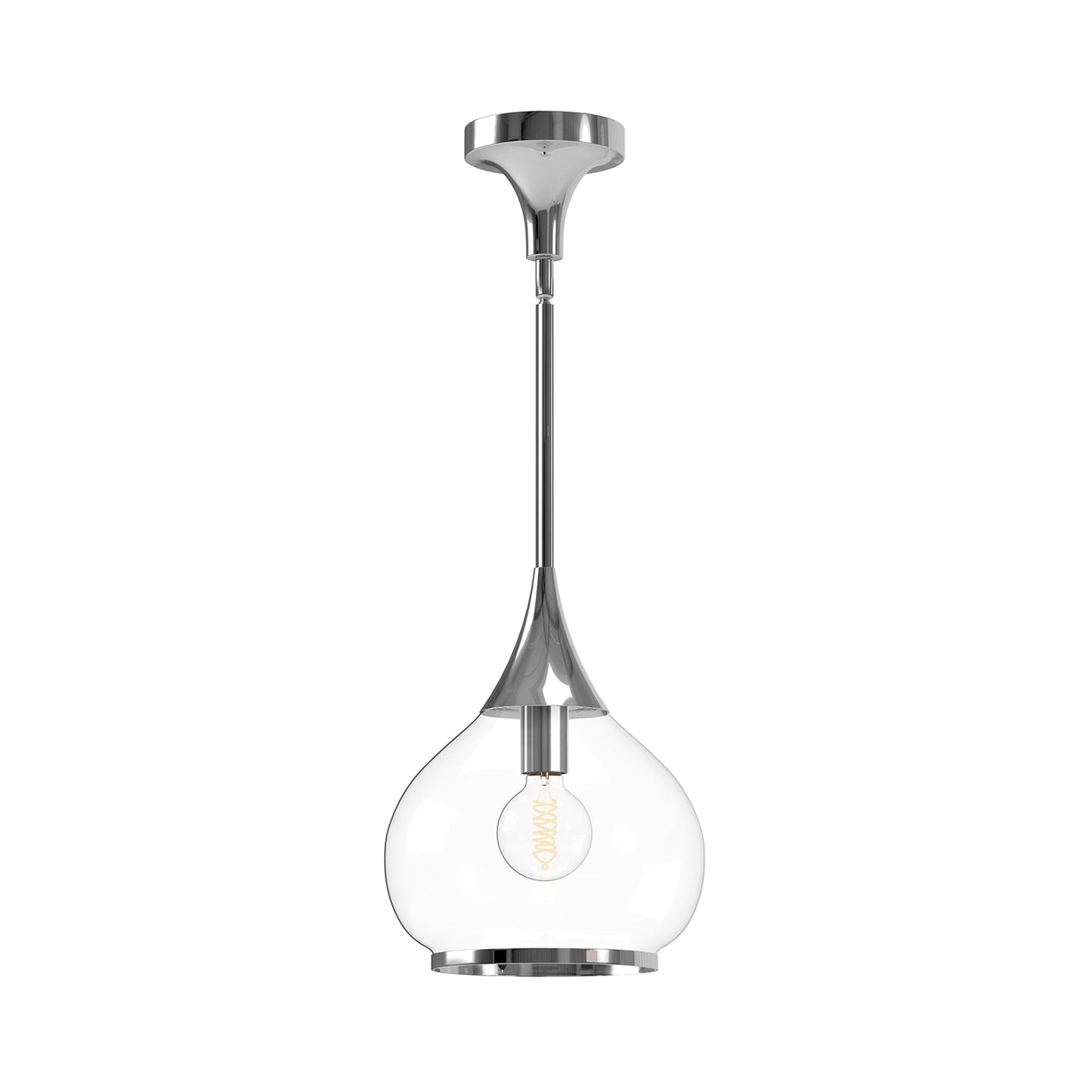 Alora Mood Hazel chrome pendant PD524110CHCL