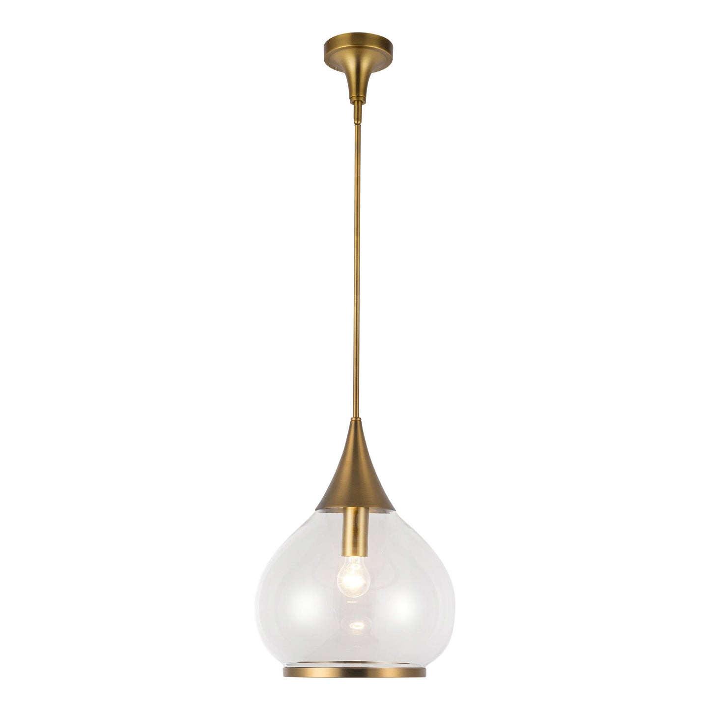 Alora Mood Hazel aged gold pendant PD524214AGCL