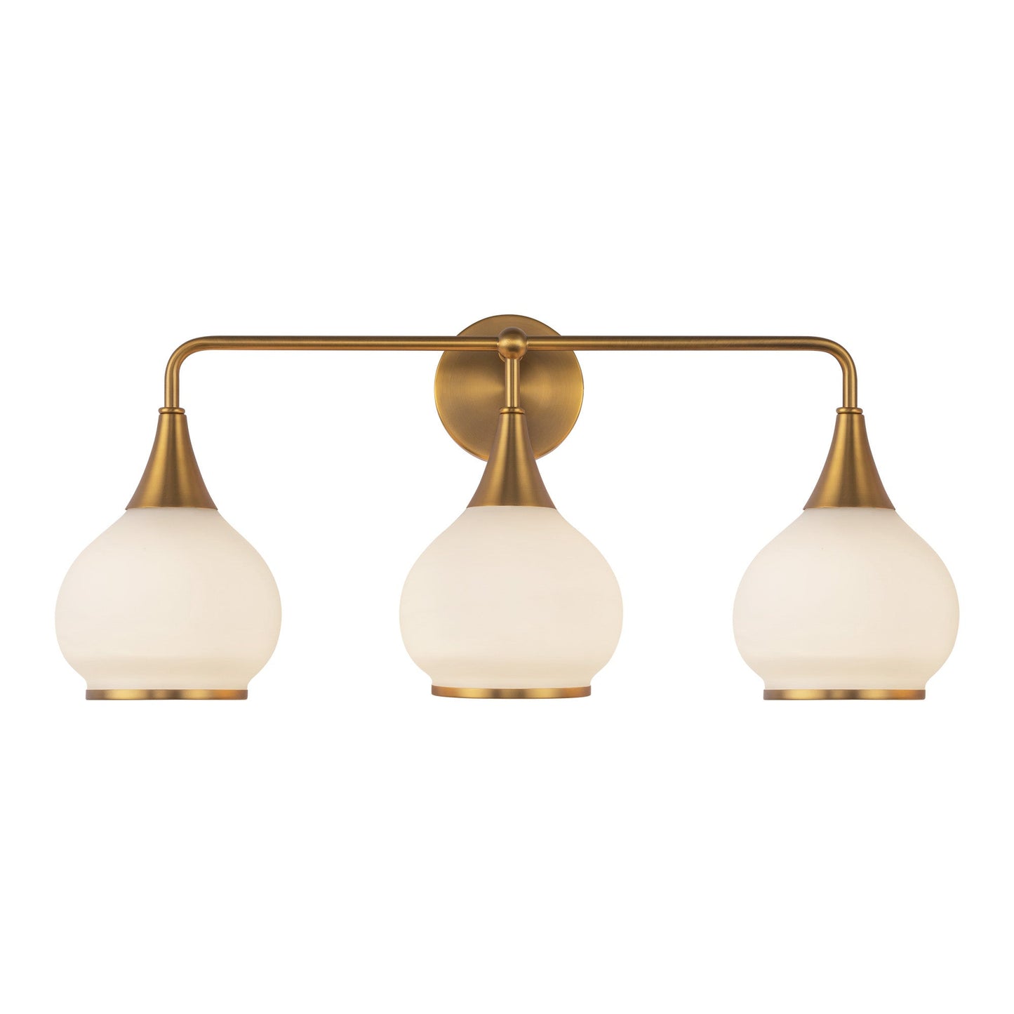 Alora Mood Hazel aged gold vanity light VL524326AGOP