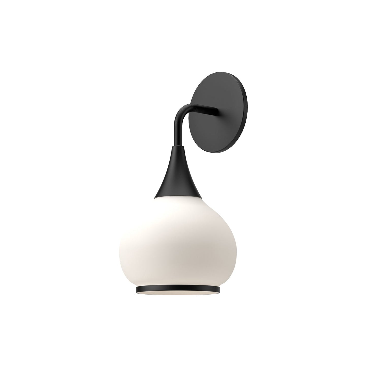 Alora Mood Hazel matte black vanity light WV524006MBOP