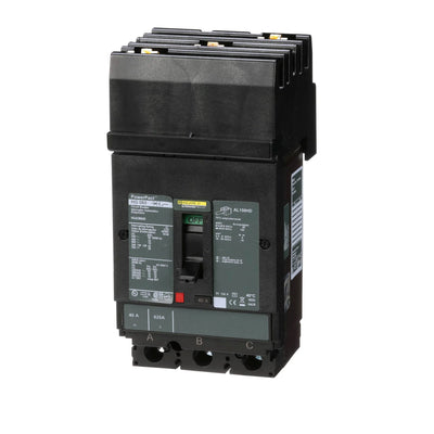 Square D 40 Amp 3 Pole 600VAC Molded Case Circuit Breaker PowerPact H Frame