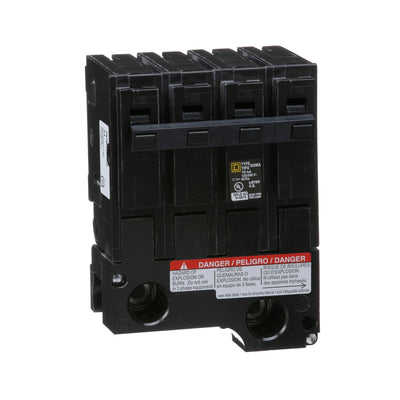 Square D 175A 2-Pole 120/240V Homeline Circuit Breaker Plug-In 10kA Interrupt