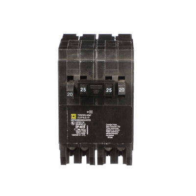 Square D Homeline Tandem Mini Circuit Breaker 20A 25A 1 & 2 Pole 120/240V 10kA Plug-In