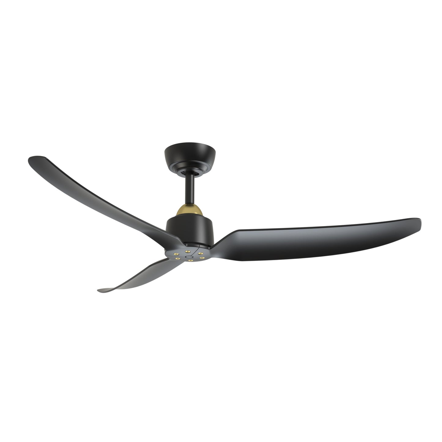 Kuzco Hugo brushed gold ceiling fan CF92952-BG/MB
