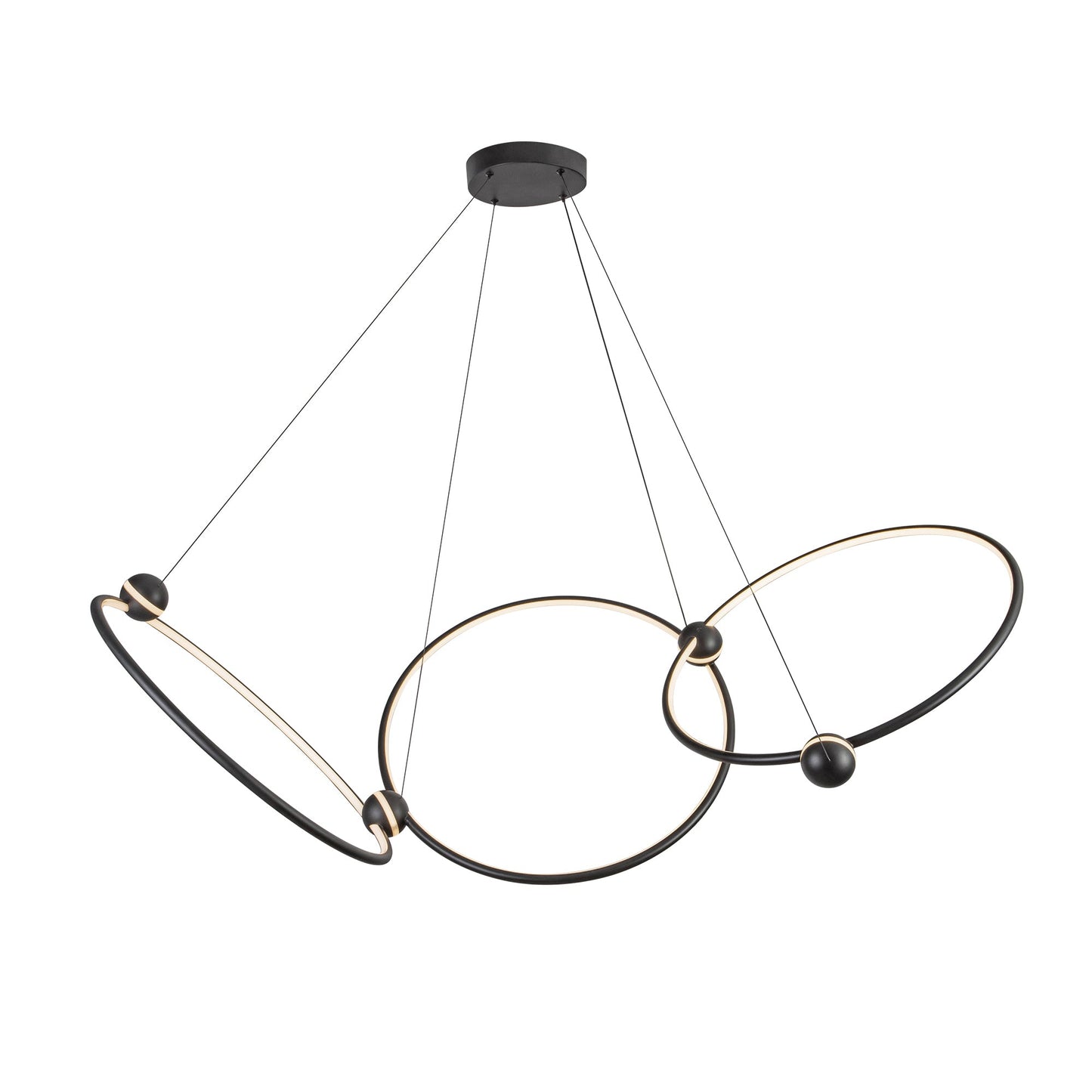 Kuzco Isho black chandelier CH17703-BK