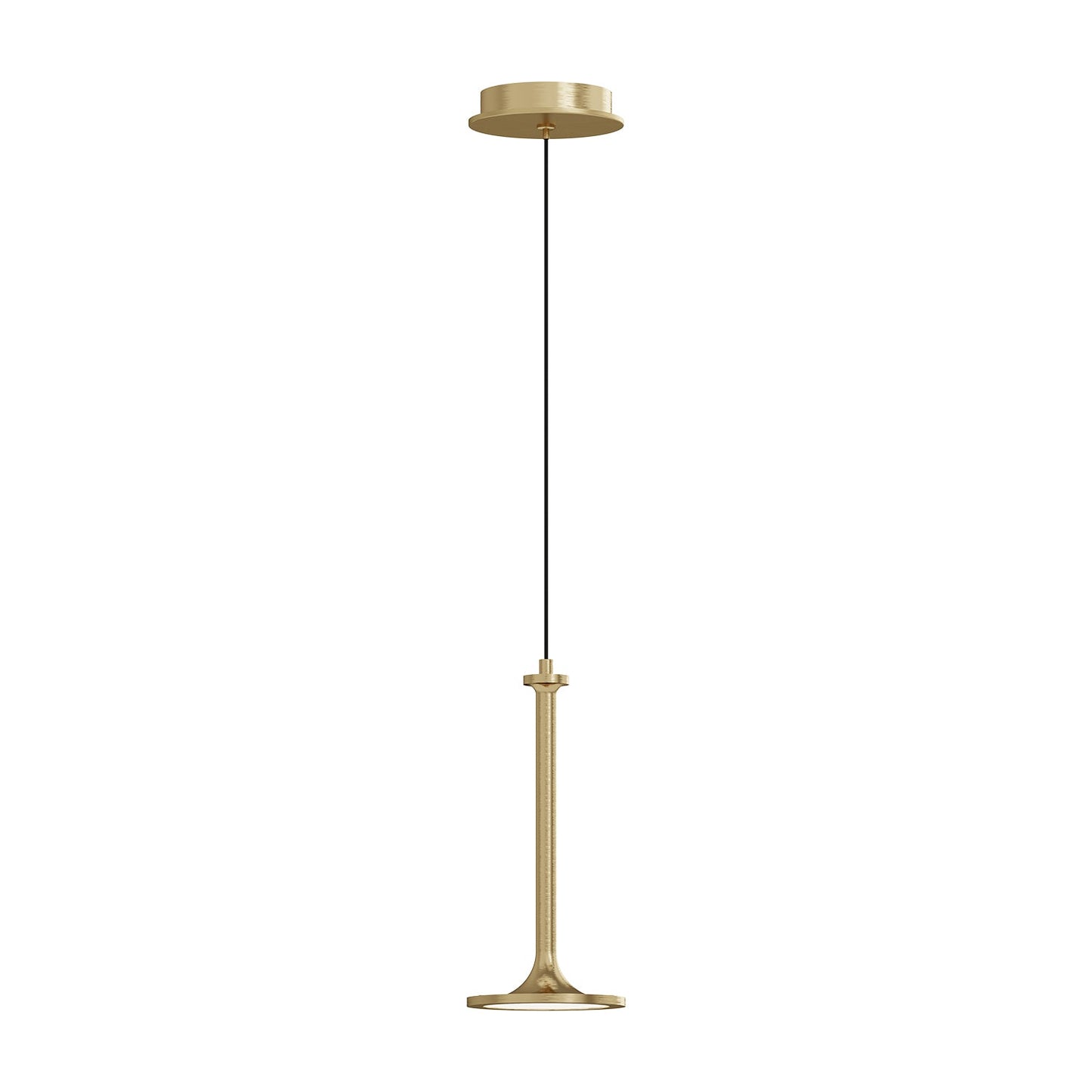 Alora Mood Issa brushed gold pendant PD418006BG