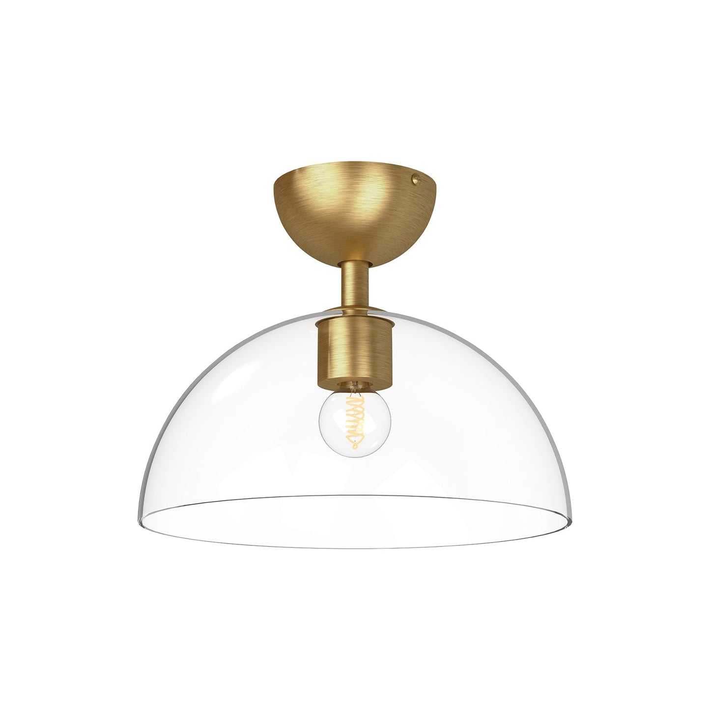 Alora Mood Jude brushed gold semi-flush mount SF563012BGCL