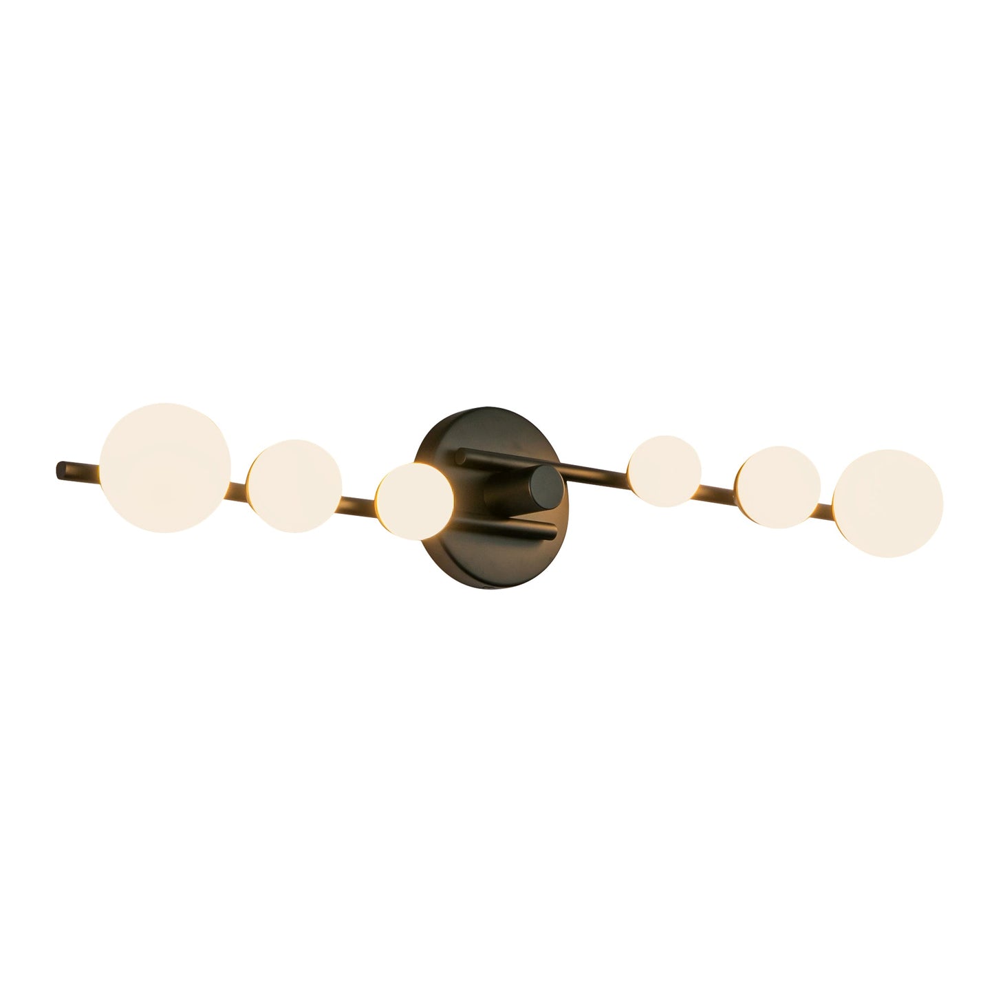 Kuzco Cypress black vanity light VL55529-BK/OP