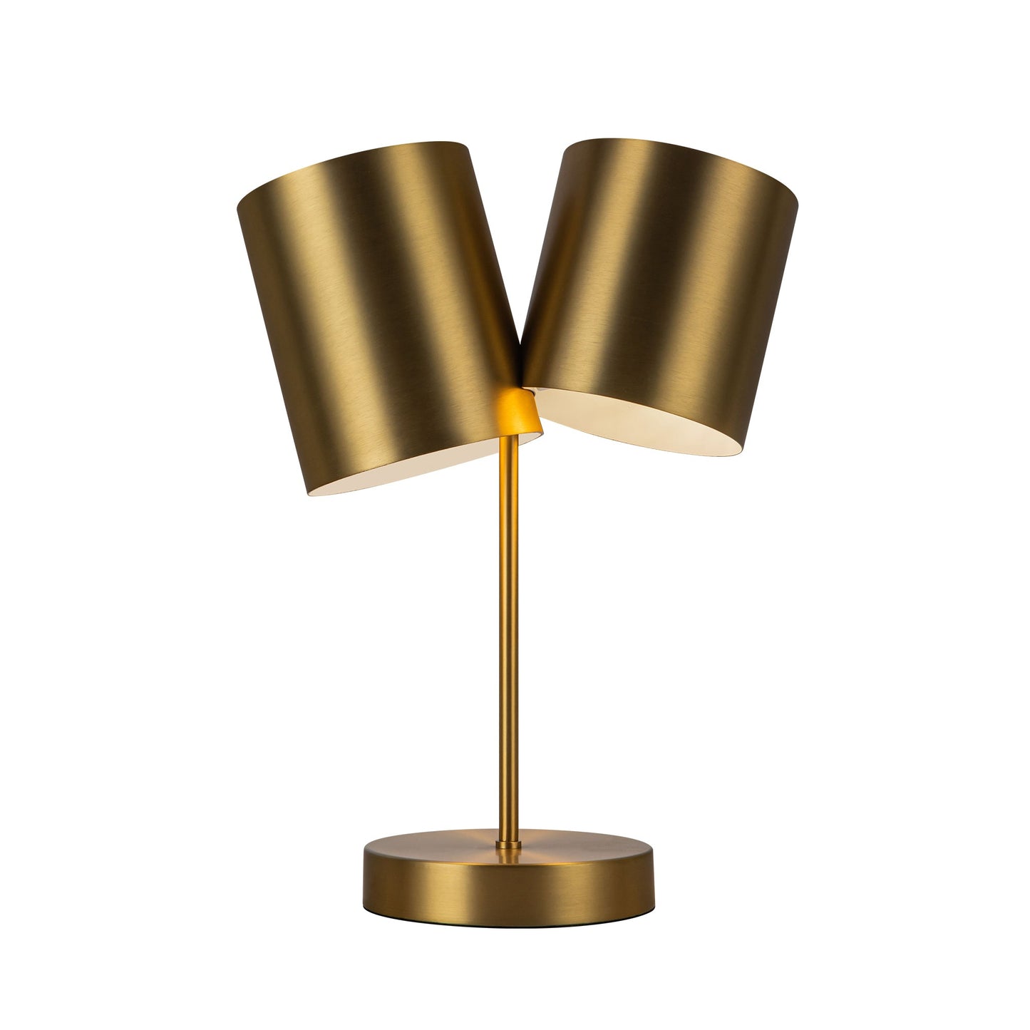 Kuzco Keiko brushed gold table lamp TL58814-BG